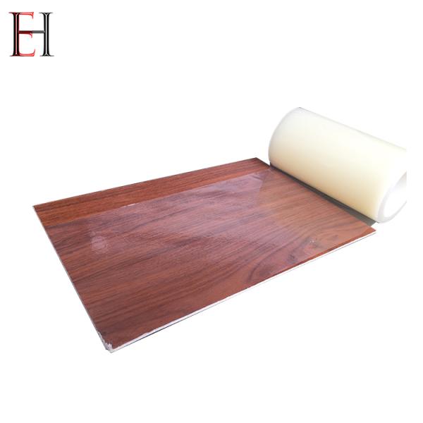Environmental Friendly Water Based Acrylic Glue Transparent PE Protective Film For Wooden Hard Floor Protection