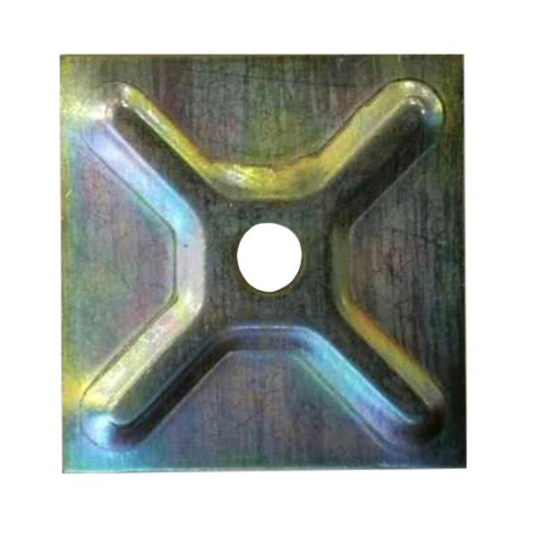 120*120*5mm Galvanized Formwork Washer Plate Formwork Accessories Waler Plate
