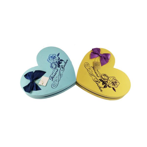 Yellow Chocolate Presentation Boxes Heart Shaped Chocolate Box Funny Sweet Style