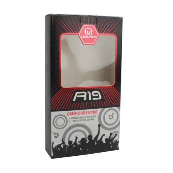 Custom Printing Logo Electronic Product Carton Charger Paper Packaging Box Earphone Headset Package Carton USB Cable Paper Box