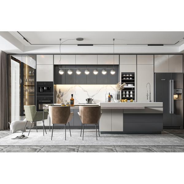 Modern Kitchen Cabinet with Anti-Scratch Textured Surface