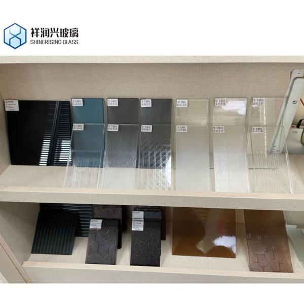 Structurally Solid Clear and Tinted Patterned/Figured/Rolled Glass with ISO Certificate