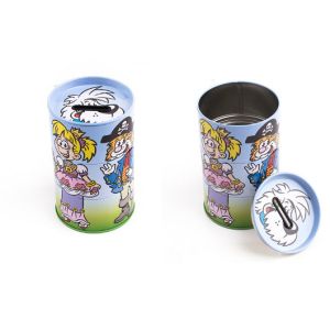 Three Part Easy Rotate Custom Tin Cans CMYK Printing