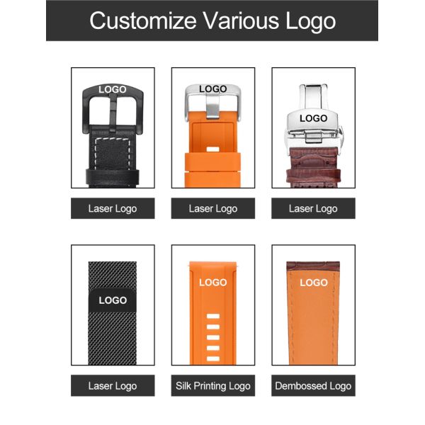 Tire-tread Silicone Watch Strap · 18mm~24mm | Logo Customization Available - Made In China By SHX