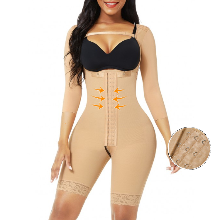 HEXIN Design Fat Tummy Trimmer Compression Body Shaper for Women Customized Labels