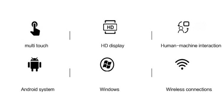 43 Inch Android Touch Table for Restaurants with Capacitive Screen