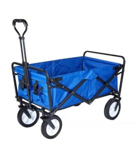 Quality 8 Inch Narrow Wheel Heavy Duty Steel Shopping Cart Foldable Household Camping Luggage Trolley Tools Usage for sale
