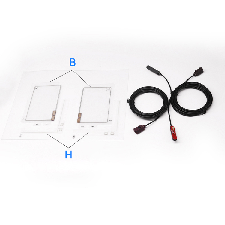 DVB-T ISDB Indoor Digital HDTV Antenna Transparent 8V 20dBi Chaowei