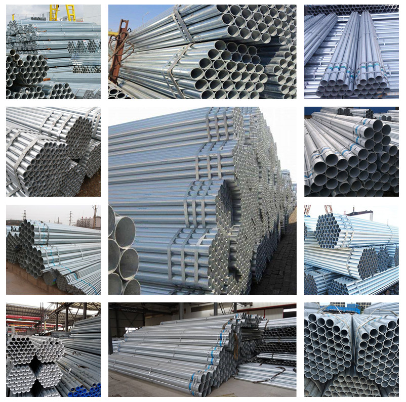 ASTM A53 ERW Hot Dipped Galvanized Steel Pipe DC51D Z180 88mm OD 9m For Construction
