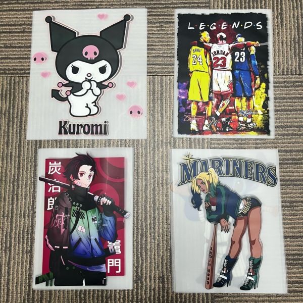 Custom Digital Transfer, Large Size DTF Heat Press Sticker With PET Material, Iron On Label For Garment Printing, DIY Logo