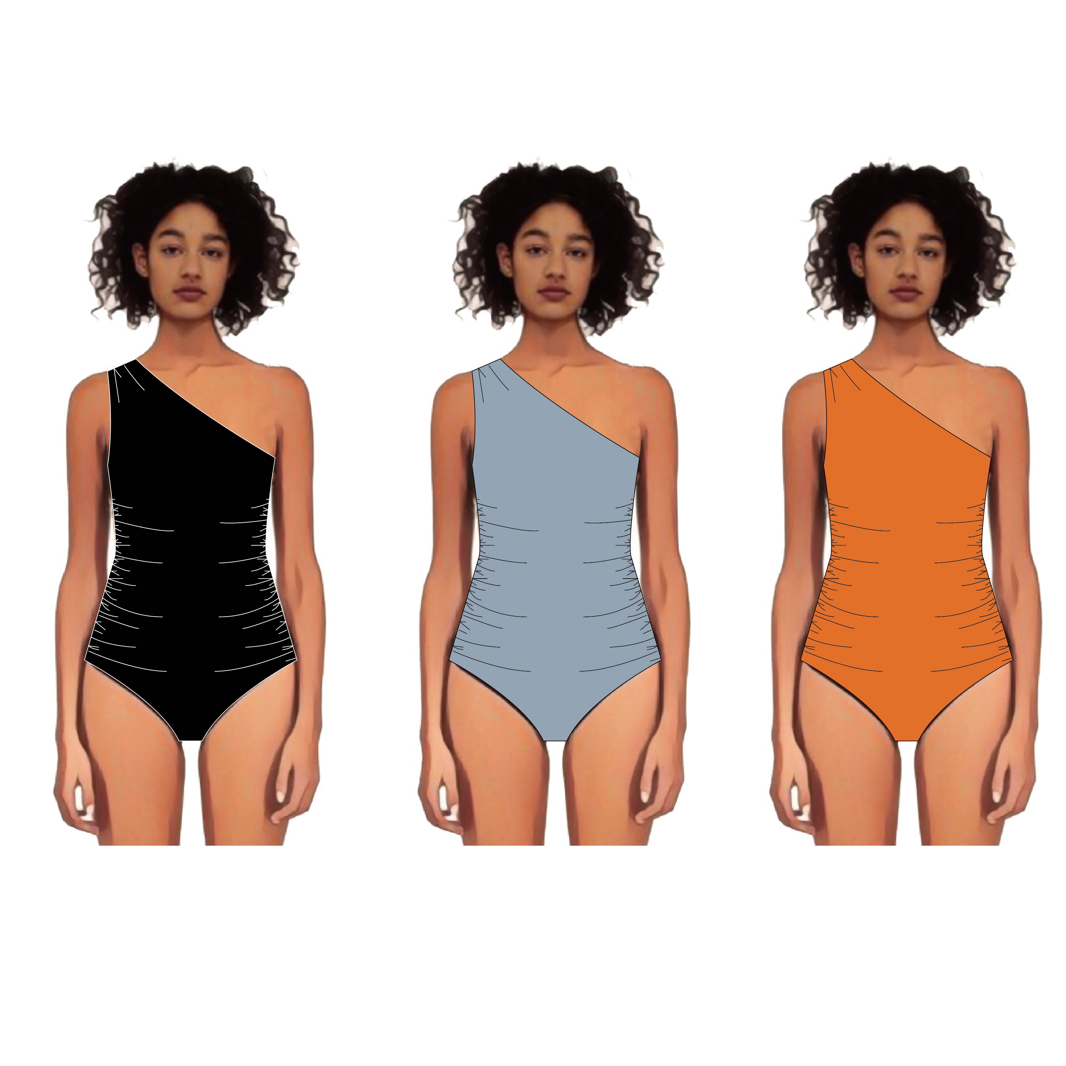 Fitness Shapewear Swimwear AS SHOW Solid Swimsuit Support Accpect for Plus Size Women