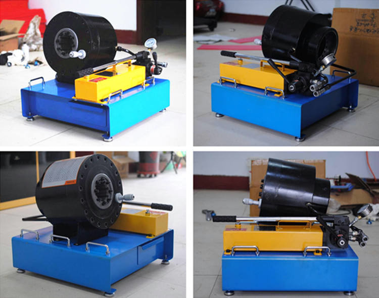 70Mpa Steel Manual Hose Crimping Machine High Efficiency 1/4'' - 2''