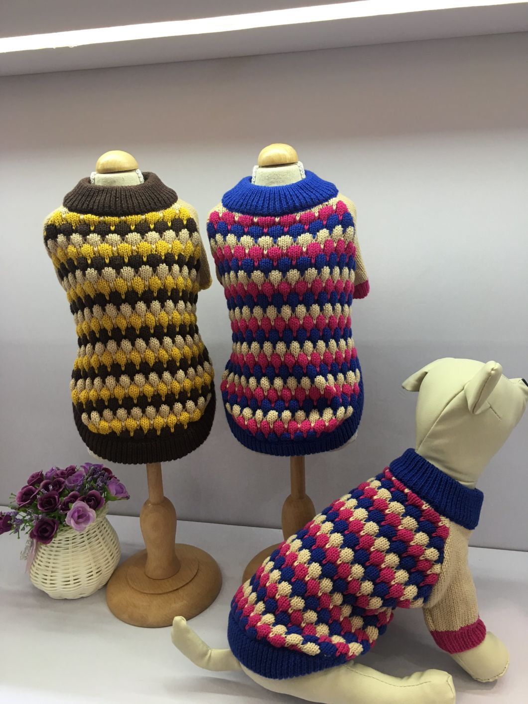 Design Cute Knitting Holiday Pet Clothing Christmas Dog Sweaters