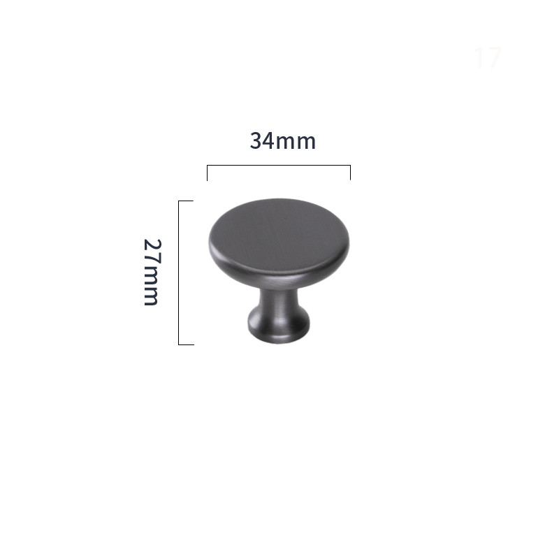 Modern Furniture Hardware Brass Cabinet Pull Handles Drawer Door Handle 30*26mm