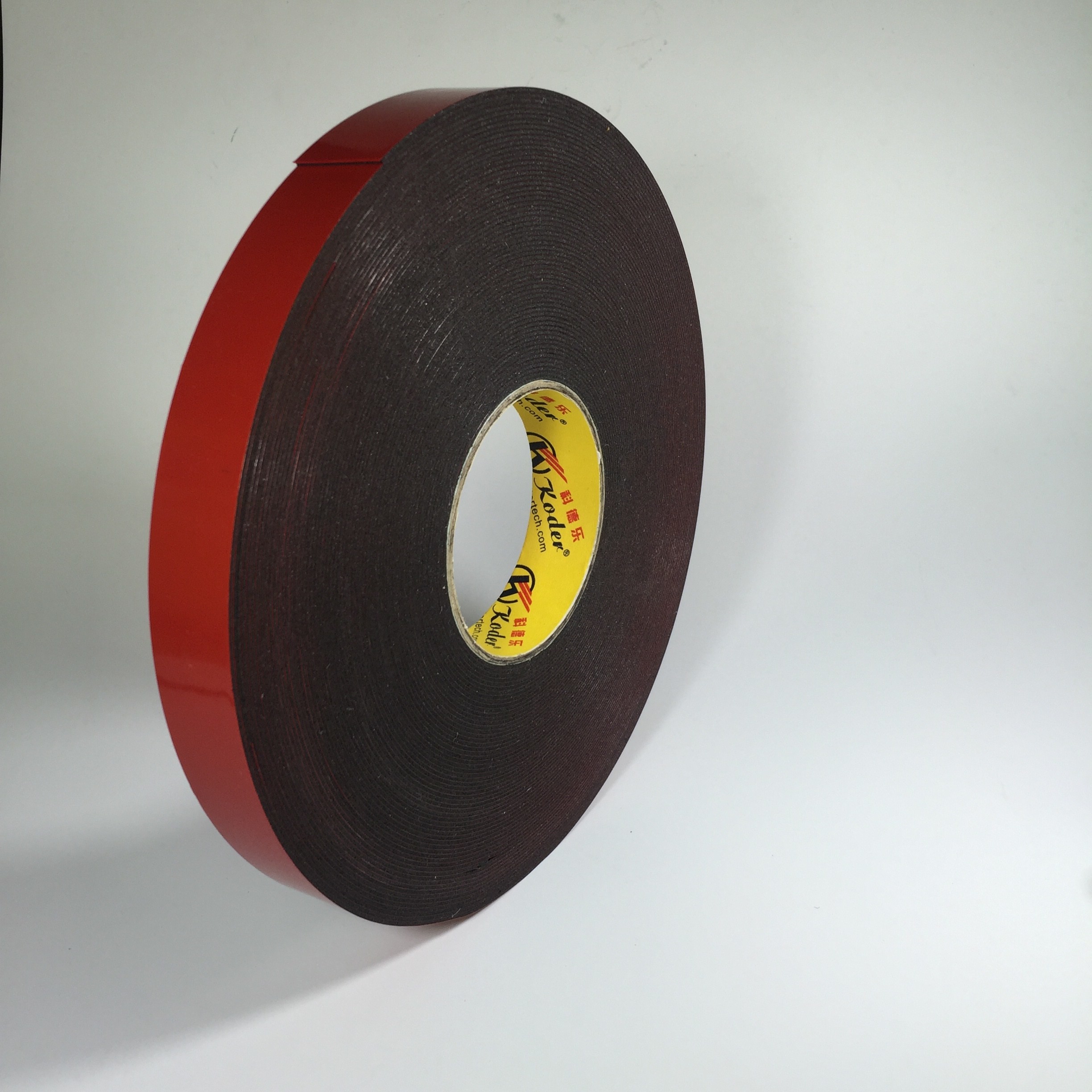 1MM 2MM 3MM Black EVA Double Sided Adhesive Foam Tape In Solvent Glue