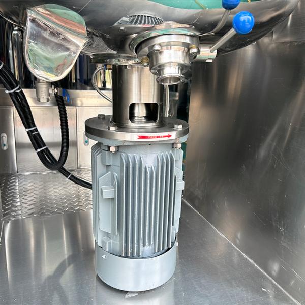 Toothpaste Mixing tank Vacuum Emulsifying Mixer Laboratory Vacuum Emulsifying Homogenizer