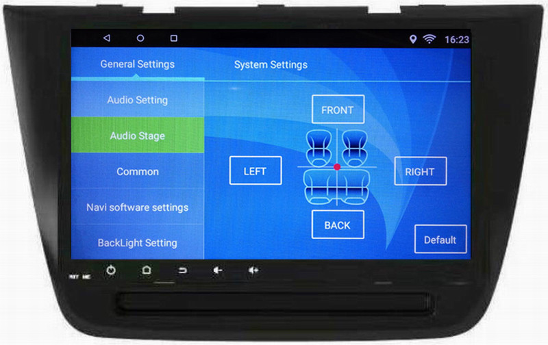 Ouchuangbo 9 inch car radio multi media for MG zs with SWC BT gps navi 1080P Video 4 Cores android 6.0 system