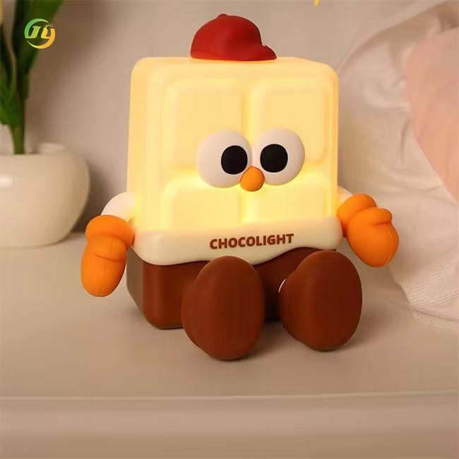 Cute Funny Design Unique Silicone Safe Soft Night Light Companion Lamp Bedside Lamp Indoor