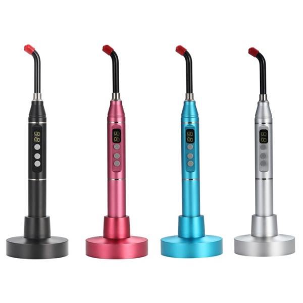 Portable light cure unit, aluminum material, adjustable light intensity, CE&ISO approved