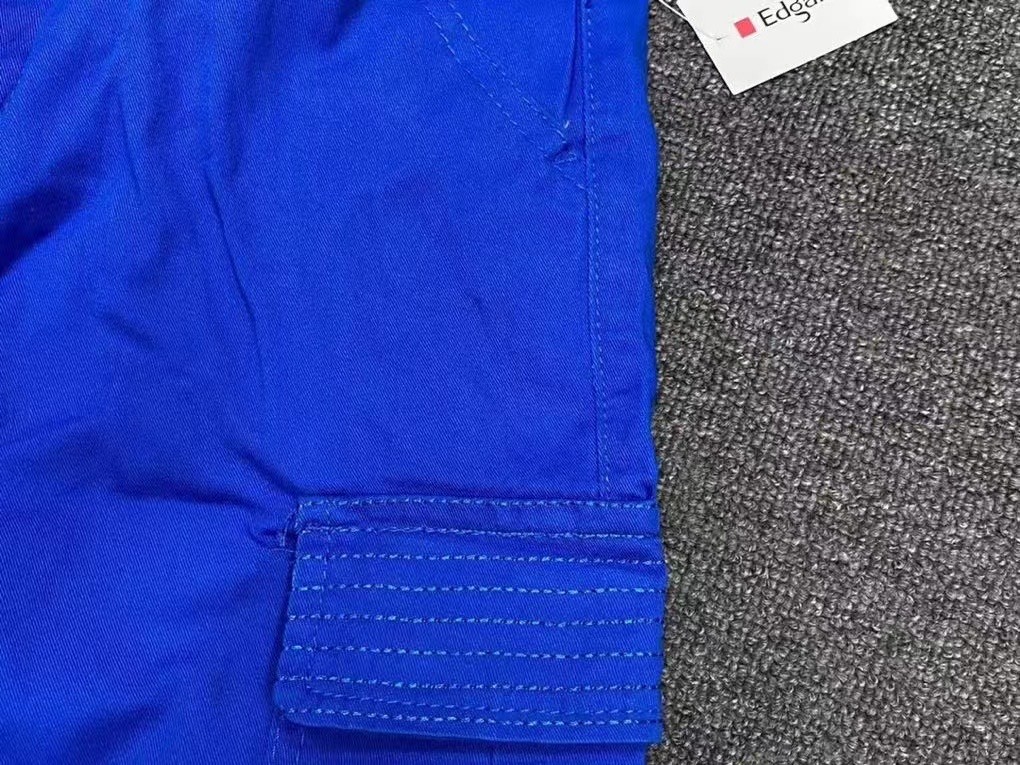 Summer DK Blue Kids Casual Loose Shorts With Four Pockets