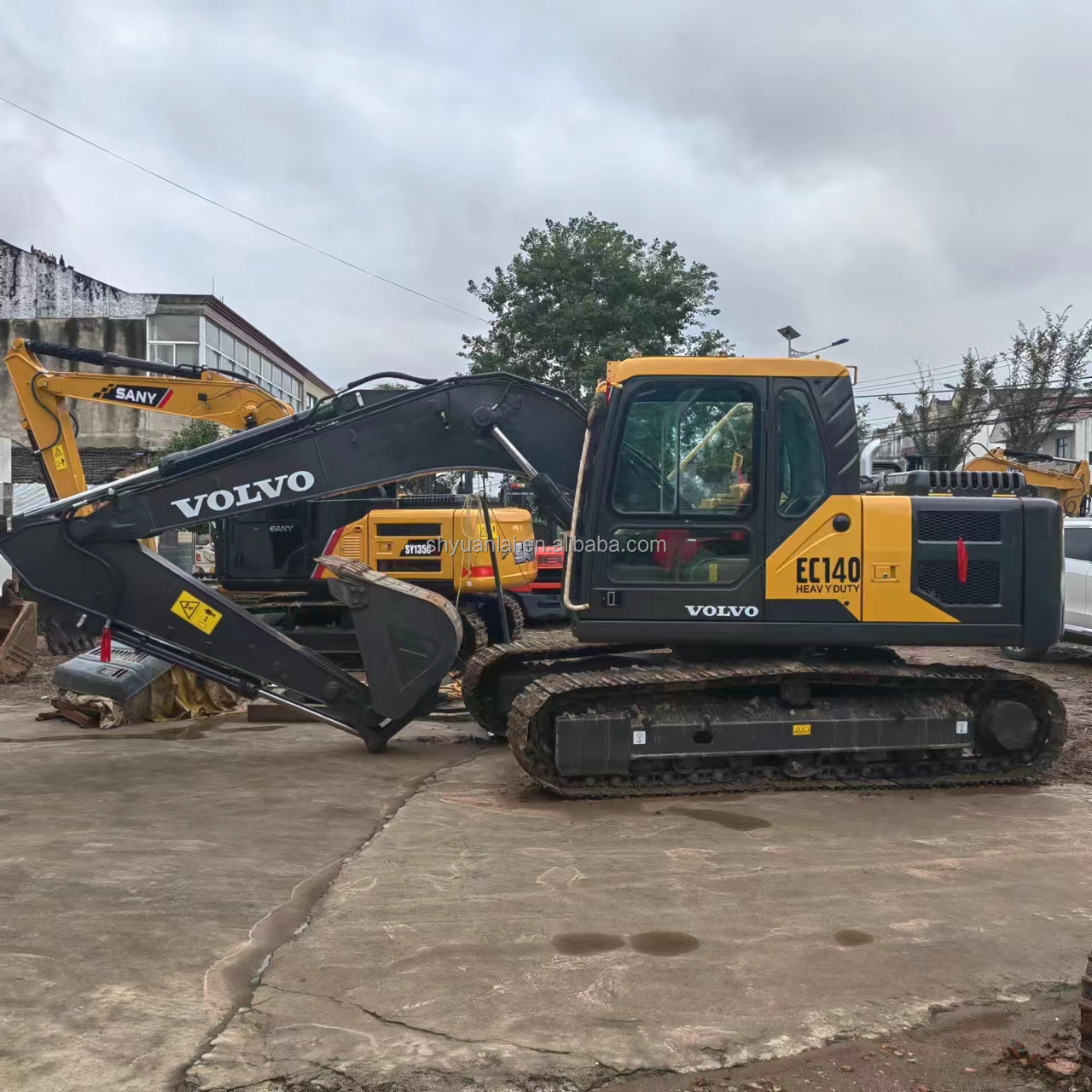 Second-hand Volvo 140 14 ton Construction Machinery Used Hydraulic crawler volvo 140 ec140 Excavator