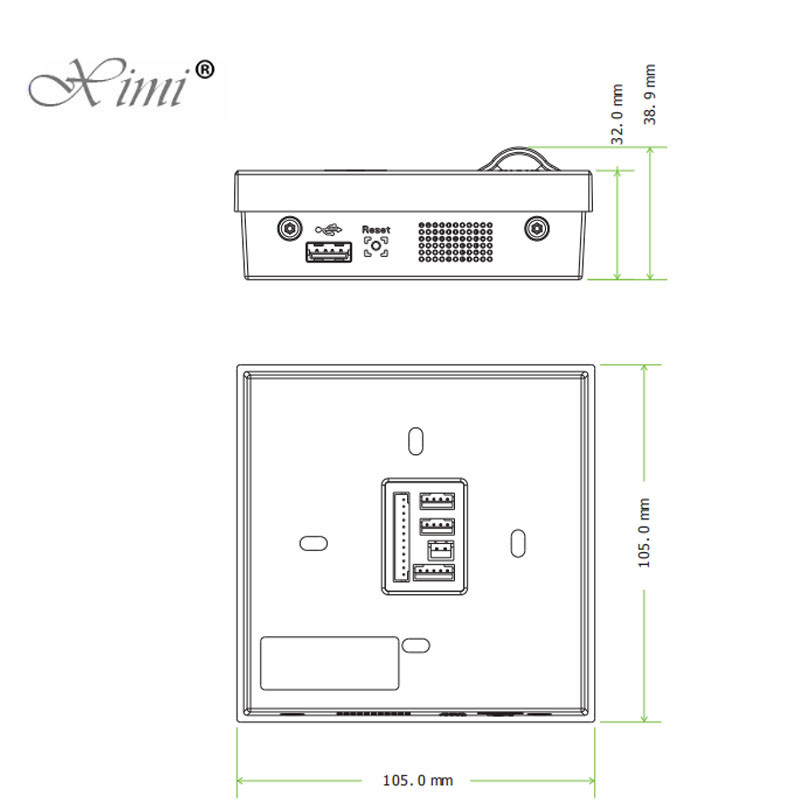 ZKteco SF400 RJ45 Biometric Fingerprint Access Control System Touch Screen