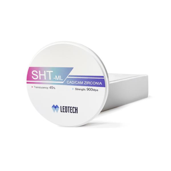 ISO Class 5 Dental Zirconia (SHT-ML) 1270-1330HV Hardness 1500°C Optimized Sintering