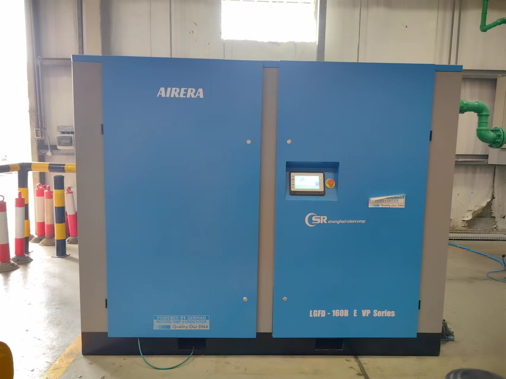 Rotary PM VSD Screw Compressor Oil Injected 160KW
