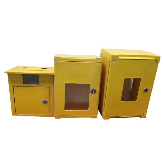 Custom Fiberglass FRP GRP SMC Electric Meter Box Housing Components
