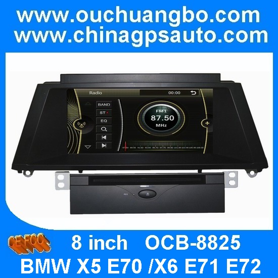 Ouchuangbo car radio gps navigation BMW X5 E70 X6 E71 E7 8 inch HD digital touch screen SD