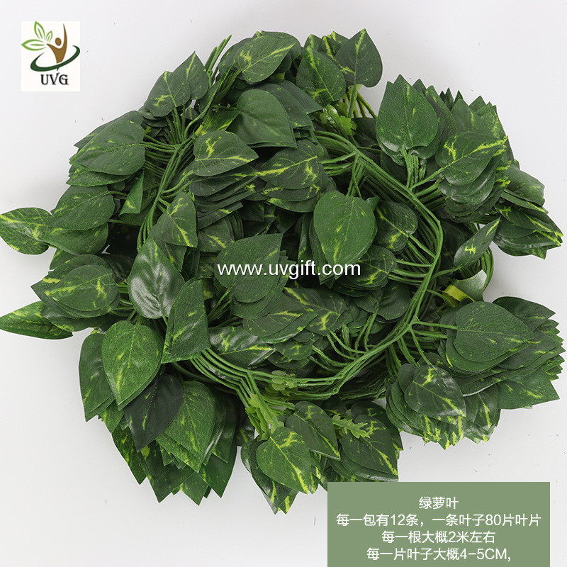 UVG decorating ideas hanging plastic ivy leaves artificial vines for wedding themes use DHP01