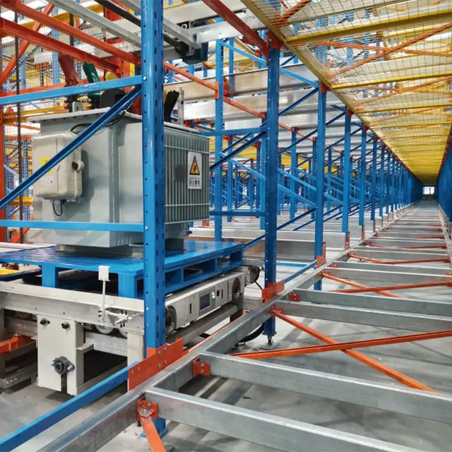 High Density Warehouse Radio Shuttle Rack Heavy Duty Semi Automatic Racking System