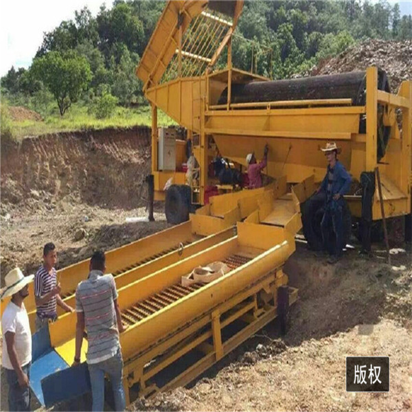 Gold Trommel Rotary Scrubber Machine Mobile Drum Rotary Trommel Screen