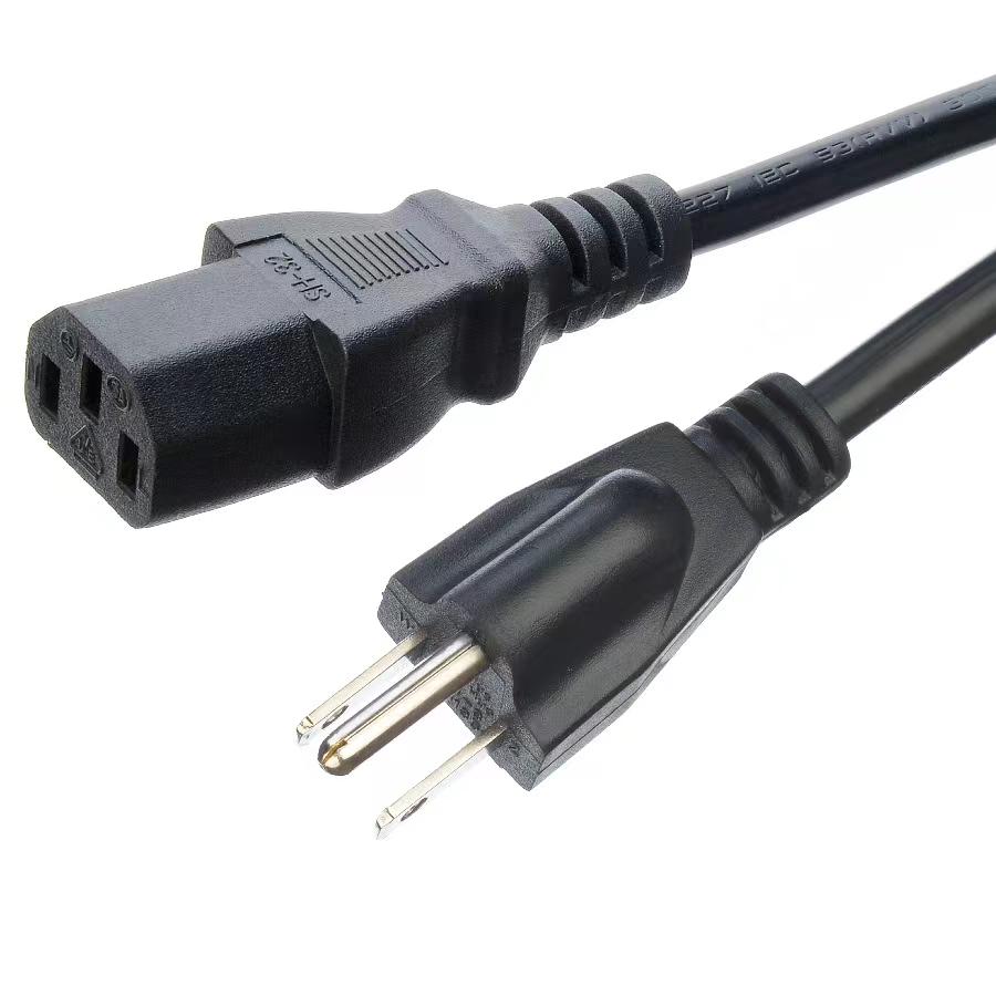 CE IMQ 3 Pin Pure Copper 1m 1.2m 1.5m 1.8m 3m Italy Iec 320 Euro C13 16A Plug Power Cable for Laptop 1 Outlets