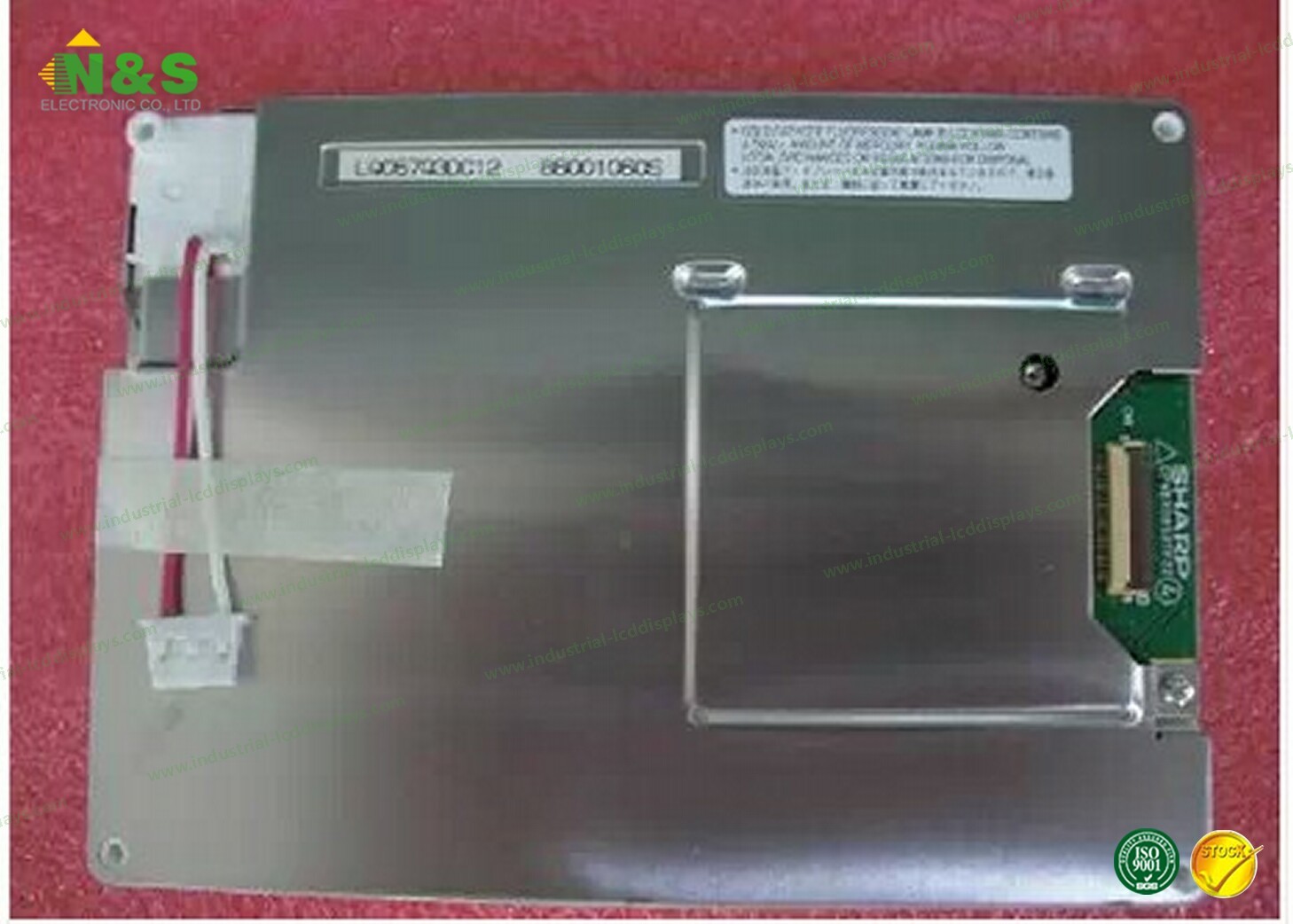 Hard Coating 5.7 Inch Sharp LCD Panel LQ057Q3DC12 Parallel RGB 115.2×86.4 mm