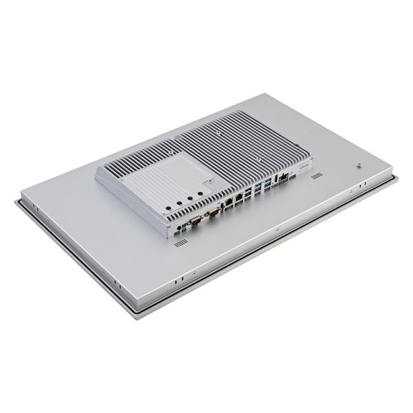 27" panel mount industrial HMI panel PC pure flat surface embedded touch computer