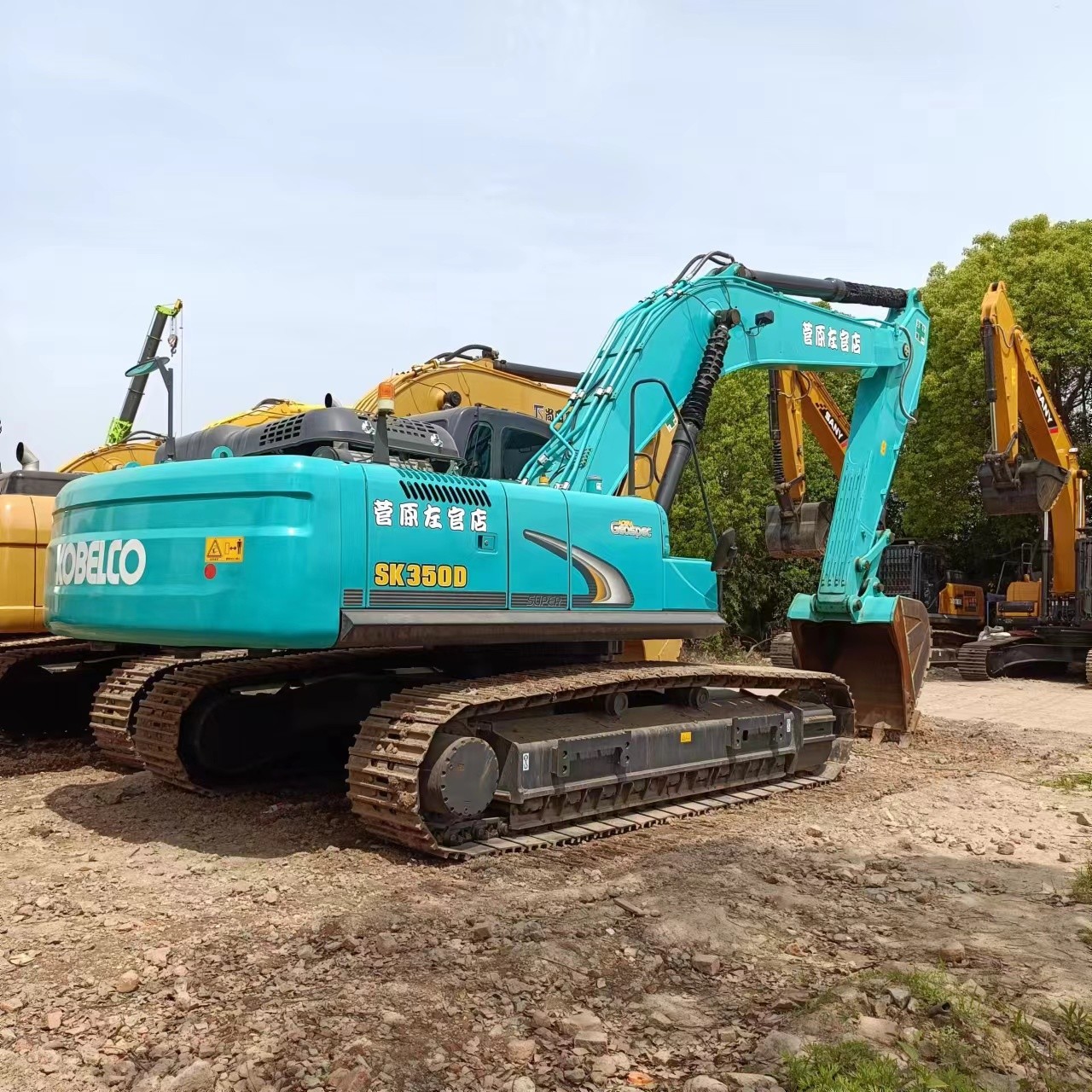 Kobelco SK350D Used Excavator Equipment Second Hand 35 Ton Construction Machinery