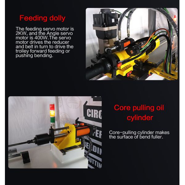 38CNC-4A-2S Automatic CNC Tube Bending Machine Iron Plastic Pipe Bender With PLC