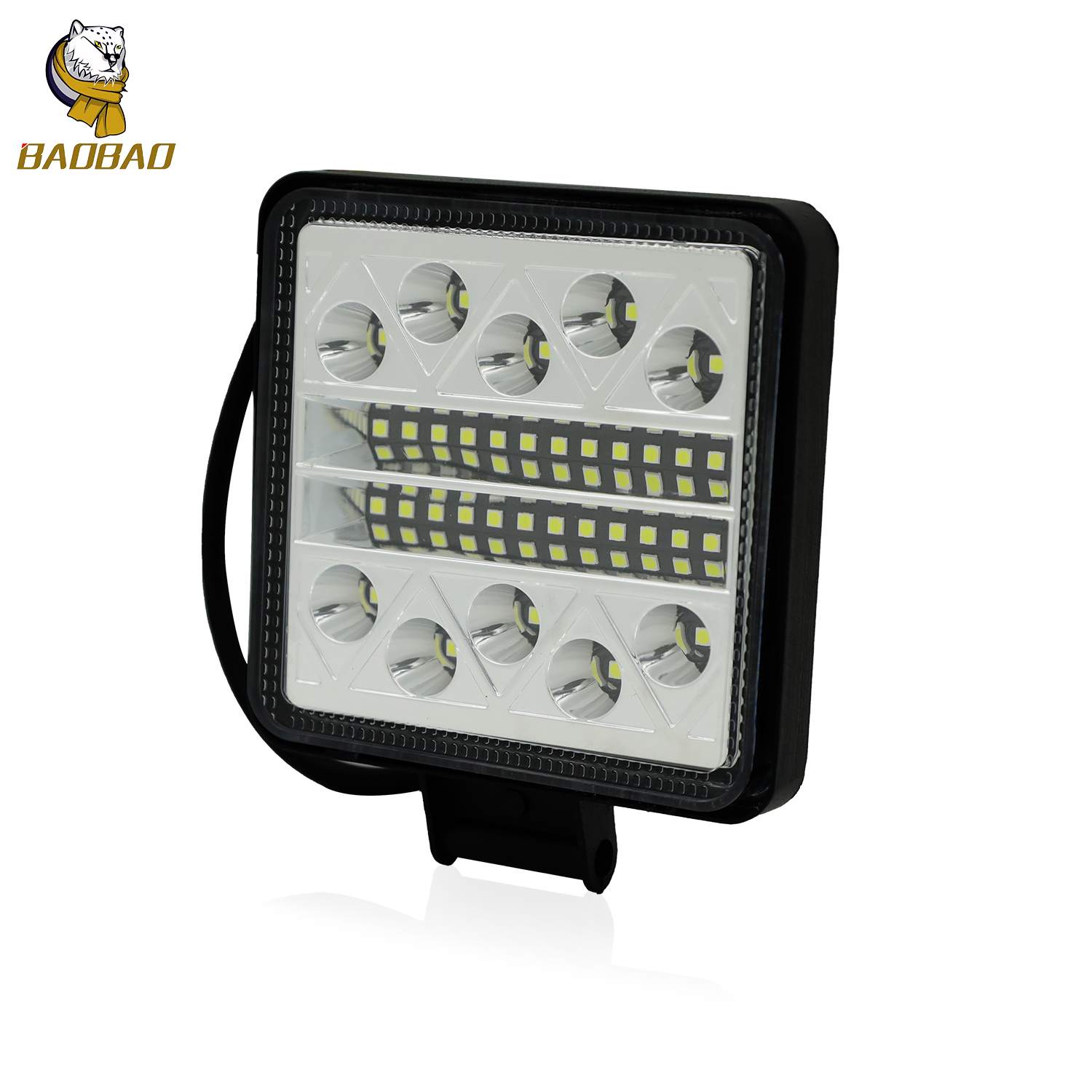 102W 34 LED Black Square Design High Bright Work Light For Auto For Car