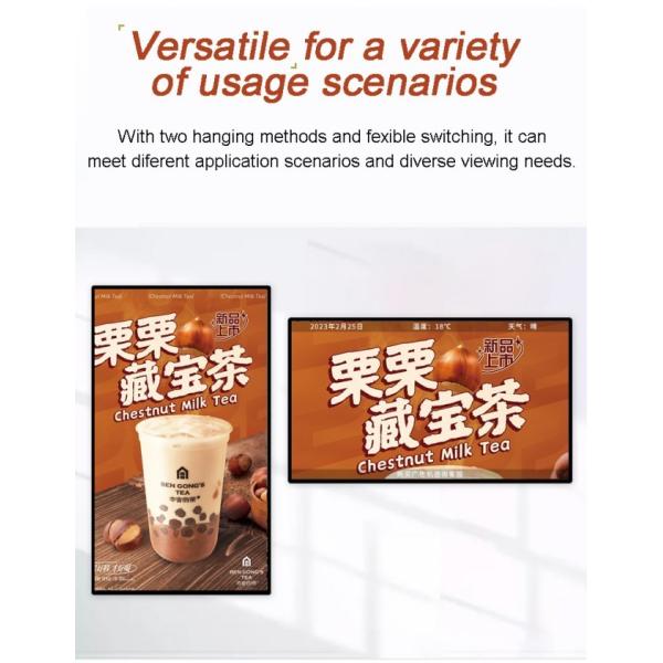4K Ultra HD Resolution Indoor Wall Mounted digital window display Equipment with Writing Method Touchscreen