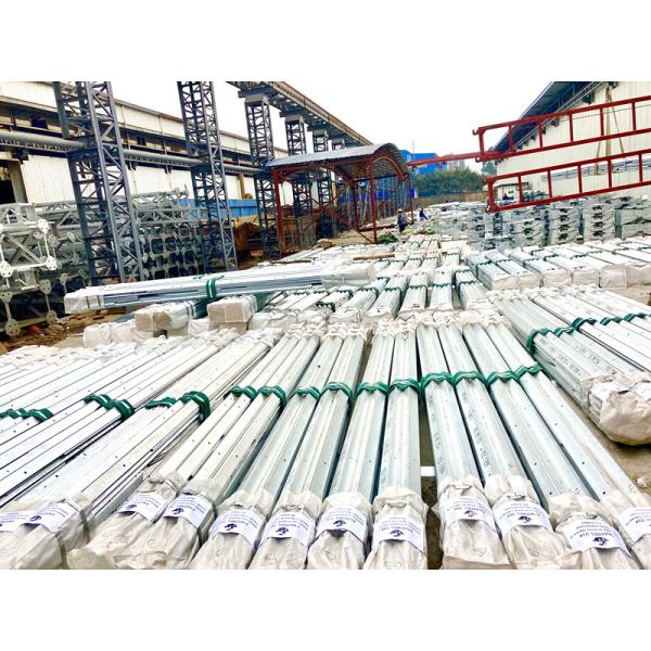 High Voltage Galvanized 220KV Power Transformer Substation Structures Electric Power Pole