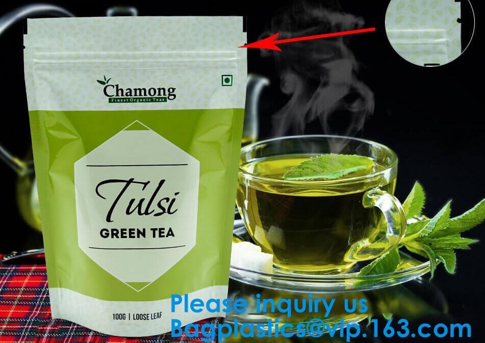 Glossy Laminate Zipper Bag Aluminum Foil Flat Pouch Bag Matte Finish Aluminum Foil Compostable Doypack