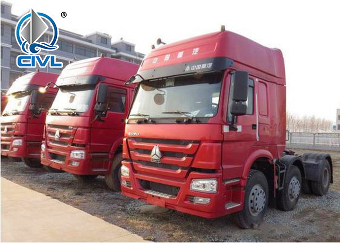new Red 6x4 Prime Mover Truck EURO II Use With Semi Trailer Truck Color Optional