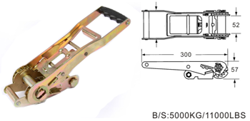 Hardware Cam Buckle Straps , Tie Down Buckle 50mm Breaking Strength 5 Ton