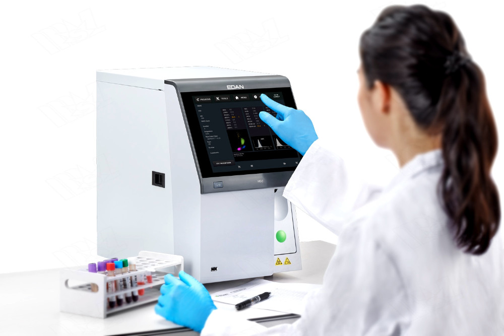 Factory price Edan 5-Part Automated Hematology Analyzer/Full automatic blood analyzer for medical
