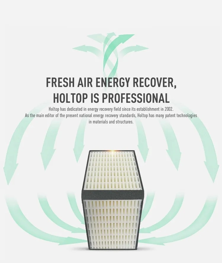Odm Compact Commercial Suspended Energy Recovery Ventilation H Series