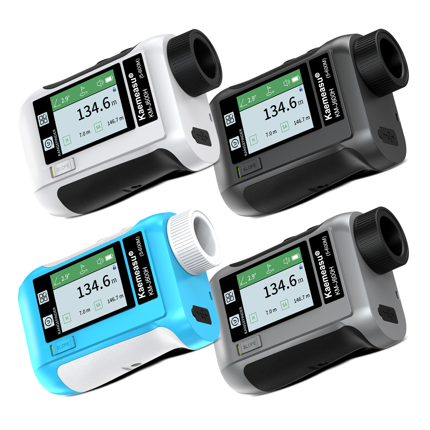 1000m Telescope rangefinder Handheld laser distance meter Laser Rangefinder Golf rangefinder with slope
