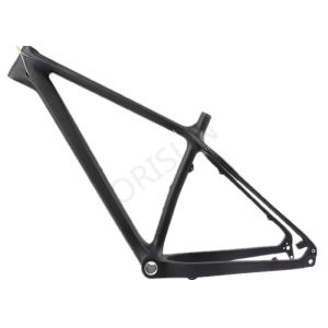 Quality Black Full Carbon Fiber Fat Bike Frame Customized Painting For Snow Bike for sale