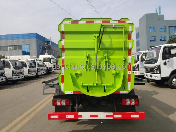 4*2 Compaction Garbage Compactor Truck For Refuse Compression Collection