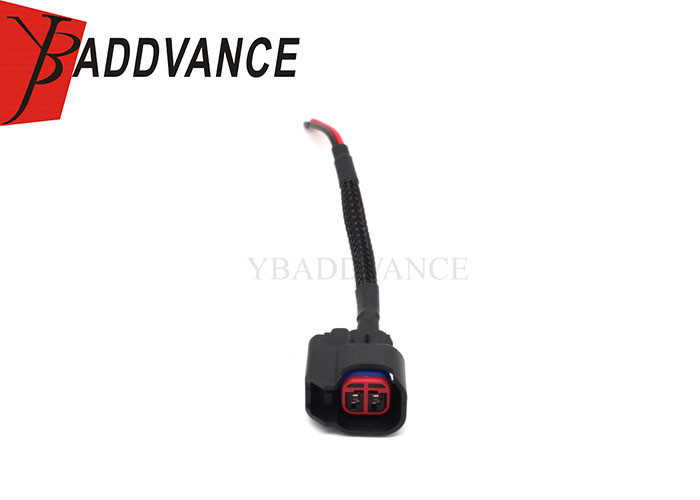 EPC 2 Way Female Waterproof EV6 USCAR Fuel Injector Wire Harness For Ford